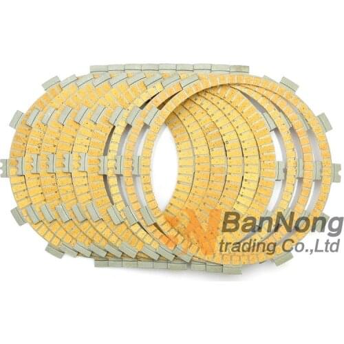 Motorcycle paper-base Clutch Friction Plate Set For Yamaha MT-01 05-06 XV1700 05-10 XV1700ATS Road Star SilveradoS 08-12