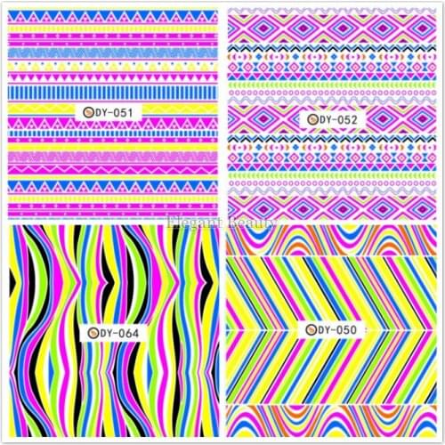 Wholesale trend color new styles nail art beauty wraps nail sticker water transfer print nail patches 1000pcs/lot free shipping