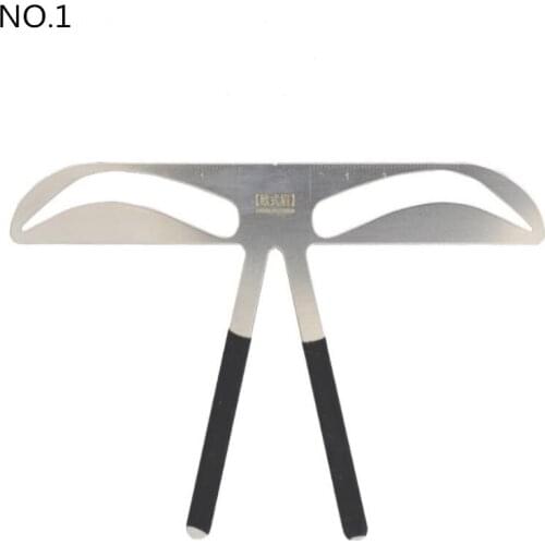 Wholesale New Microblading Stencil Shaper Ruler Measure Tool Makeup Reusable Eyebrow Ruler Tool Measures Free Shipping