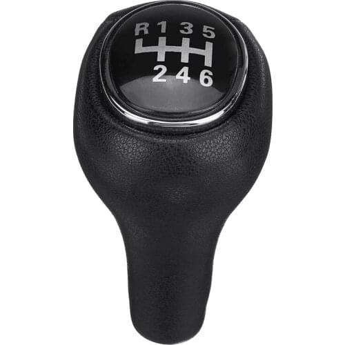 6 Speed Manual Leather Gear Shift Knob Shifter Lever for Ford Focus MK1 1998-2005