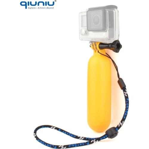 QIUNIU Handheld Floating Hand Grip Handle Floaty Bobber w/ Wrist Strap for GoPro Hero 7 6 5 4 3+ 2018 for SJCAM for Xiaomi YI 4K