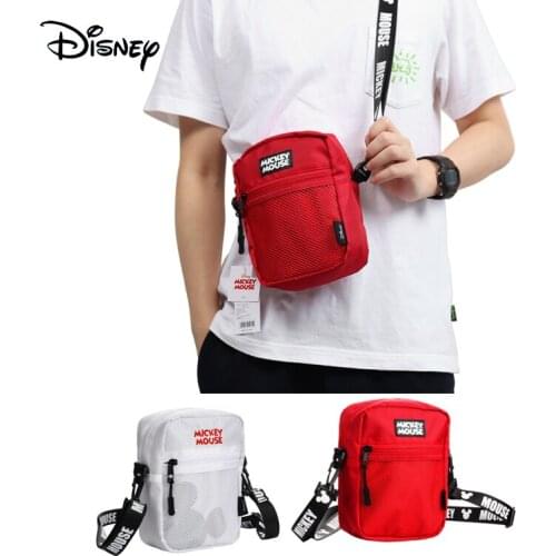 Disney genuine Single Shoulder Messenger Bag trend letter shoulder strap bag womens bag Cute Canvas Bag spot wholesale
