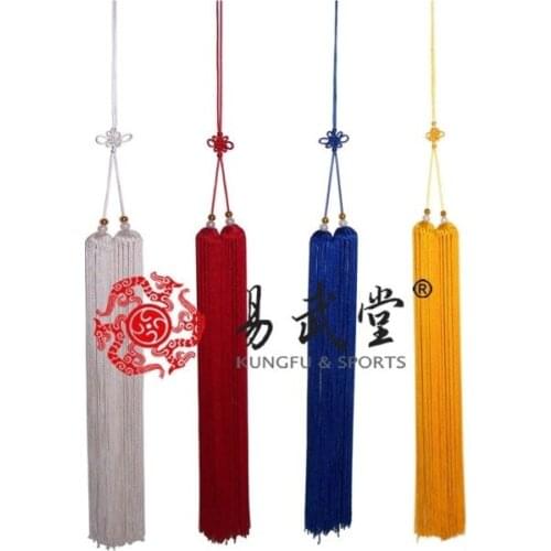 Yiwutang martial arts products high quality kung fu sword tassel, Chinese traditional 60cm long tai chi sword tassel