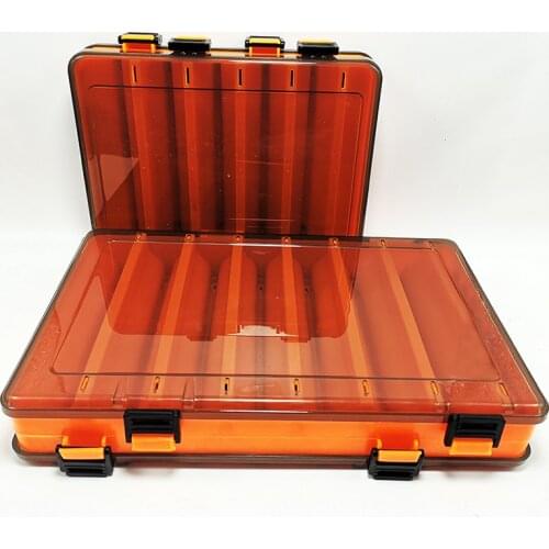 Large-capacity Fishing Tackle Box Double-decker Sub-bait Box Portable Bait Fishing Gear Storage Box