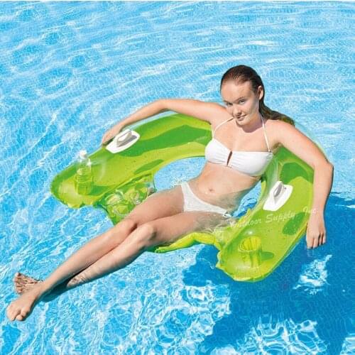 152x99cm Inflatable floating bed floating raft adult children water cushion surfboard water reclining chair