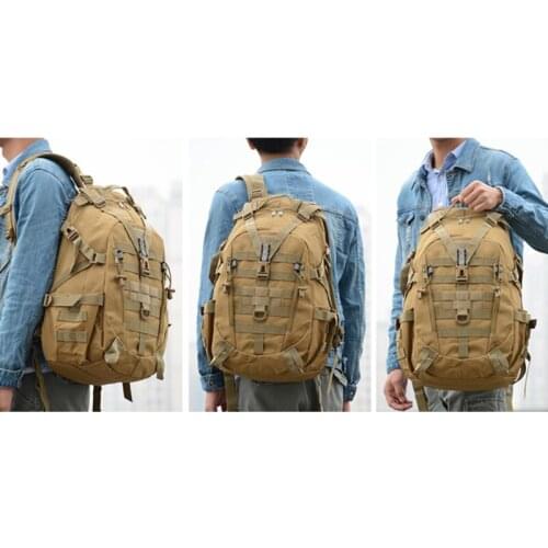 2021 Outdoor Sports Backpack Mountaineering multi-function Bag Camping Camouflage Backpack Military Fan Tactical Backpack