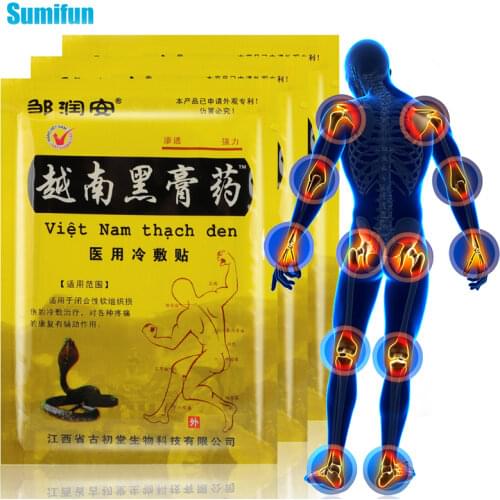 24pcs Herbal Medical Plaster Arthritis Pain Relief Plaster Lumbar Spine Joint Neck Knee Back Muscle Ache Pain Relieving Patch