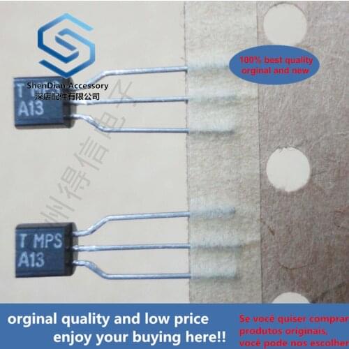 30pcs 100% orginal new MPSA13 A13 TO -92 EPITAXIAL PLANAR NPN TRANSISTOR real photo