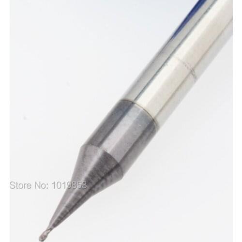4pcs CGS-250 R0.25 *4*50L HRC50 Solid Tungsten Carbide small Micro Diameter Ball nose End Mill