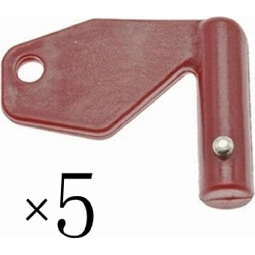 5pc For Volvo Heavy Equipment Master Battery Disconnect Isolator Key New 8157766