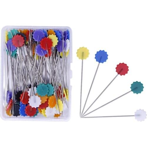 50Pcs/set Dressmaking Pins Embroidery Patchwork Pins Accessories Tools Sewing Needle DIY Sewing Accessories Stainless Steel