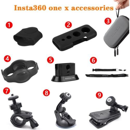 Insta360 ONE X Accessories/Stand Base Stabilizer/Neck Strap/Mini Storage Bag for Insta 360 One X Accessories