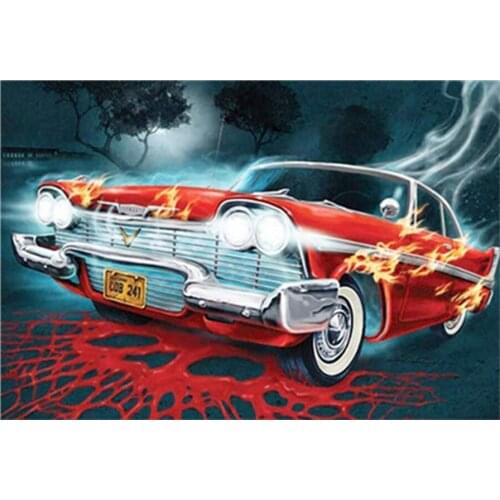 5D Diy Diamond Painting Diamond Inlaid Handsome Racing Luxury Car Diamond Embroidery Rhinestone Picture Mosaic Home Decoration