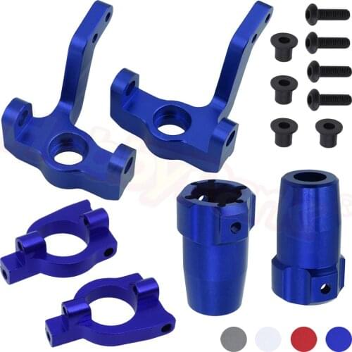 Aluminum Steering Hub Carrier Set For VRX Racing 1/10 Trophy Truck RH1043 RH1045 RH1043SC OCTANE XL EBL EBD Upgrade Parts