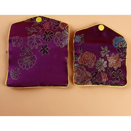 Black Red Jewelry Storage Pouches Gold Gift Bag Ring Pendant Bracelet Pearl Package Carrying Bag