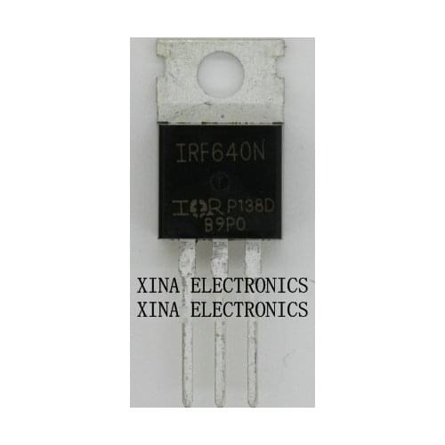 IRF640NPBF IRF640N F640 18A 200V TO-220 ROHS ORIGINAL 10PCS/lot Free Shipping Electronics composition kit