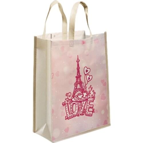 LX9F 5D DIY Painting Tote Bag with Resin Reusable Grocery Bags Shopping Handbag