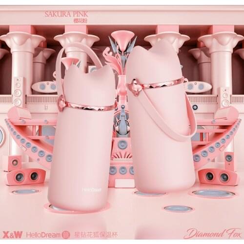 Vacuum Flasks 270ml Cute thermos cup Stainless steel Water cups portable cups for male female students Coffee Tea Bottle Gifts