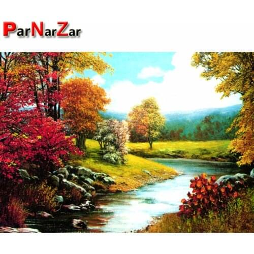 ParNarZar 5D DIY Diamond Painting by Number Kit Round Dril Beads Crystal Rhinestone Embroidery Cross Stitch Picture Arts Craft