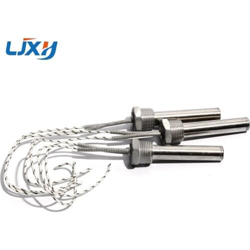 LJXH 15mm Tube Diameter Heater for Air 1/2" DN15 Thread Cartridge Heating Element 100/150/200/250/300mm Tube Length 1PC