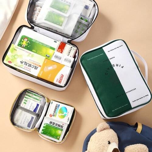 Small Home Medicine Box Medical Emergency Medical Medicine Storage Box First Aid Box Outdoor Car Portable First Aid Kit
