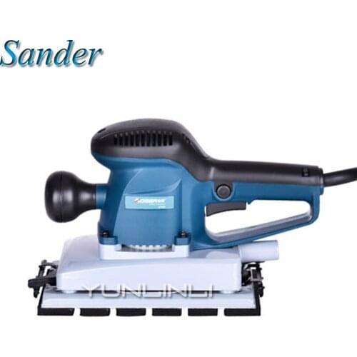 Flat Polishing Machine Wall Wood Metal Paint Grinding Machine Woodworking Polisher Sandpaper Electric Sander Power Tools AT3505
