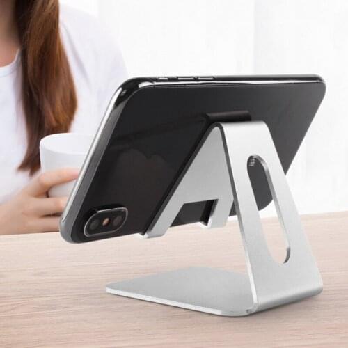 Tablet Stand Desktop Mobile Phone Holder Cradle for iPad Pro Air iPhone XR Samsung Xiaomi Huawei Cellphone Holder on Desk