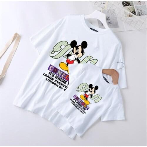 Family Matching Outfits Family Look Mother And Daughter Tshirts Summer Father Son T Shirts Family Clothes Mother/Father/kid