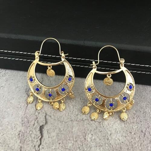 Vintage luxury women hedgehog earrings French brand designed earring piercing Hanging earrings jewelry Boucles d'oreilles bijou