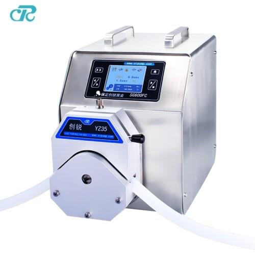 High precision big flow 12L/min liquid bottle filling peristaltic pump