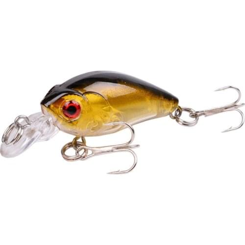 1PCS Small Minnow Ice ishing Lures 45mm/4g Sub-surface Dead Fish CrankBait Wobblers Swim Sinking Hard Bait Pesca Fishing Tackle