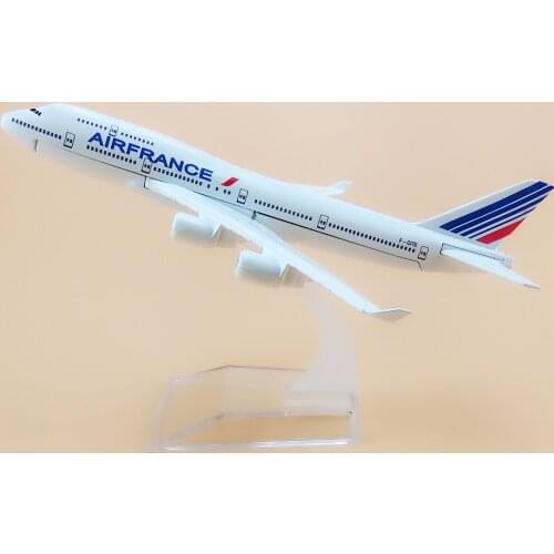 16cm Air France AirFrance B747 Boeing 747-400 Airways Airlines Metal Alloy Airplane Model Plane Diecast Aircraft