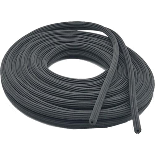 5Meter EPDM/PVC/Silicone /Oxford Screen Window Layering Draught Excluder Seal Strip Round Fixed Rubber Sealing Bar Profile