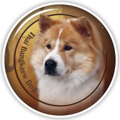 A0663# Various Sizes Removable Decal Thai Bangkaew Dog 88 Sticker Waterproof Accessories on Bumper Rear Window Laptop