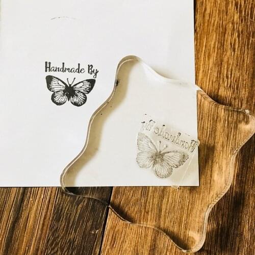 Butterfly handmade by Silicone Clear Stamps For Scrapbooking DIY Album Cards Making Decoration Embossing Craft Stamp