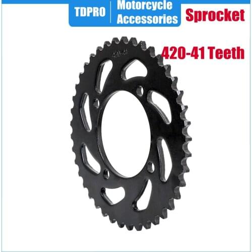 Motorcycle 76mm 41 Teeth 420 Chain Sprockets Rear Sprocket Cog For 110/125/140cc ATV Quad Dirt Pit Bike