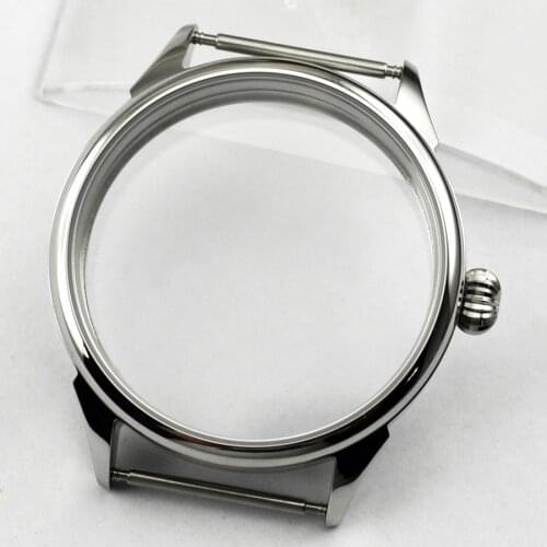 Goutent ETA 6497 6498 Seagull ST36 Movement 42mm Stainless Steel Watch Case