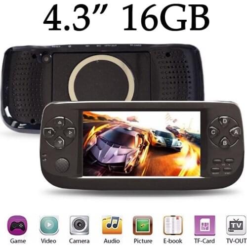 Coolbaby PAP KIII Retro Handheld Game Console Built-in 3000 Classic Games Support Video Player Mp4 AV Output For PS1 Children