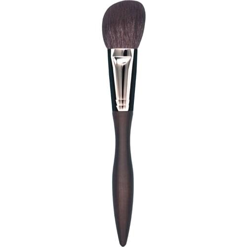 D071 Professional Handmade Makeup Brush Soft Saikoho Goat Hair Angled Contour Sculpting Brush Ebony Handle Make Up Brushes