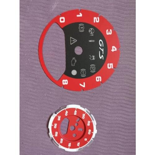 Gauge Face Overlay For Porsche Paramera 971 Cayenne 2017-2021 Instrument Cluster Tachometer Faceplate Stopwatch Chrono Gauges