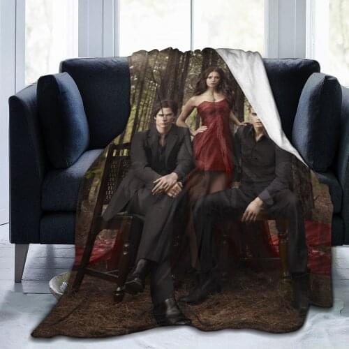 Vampire Diaries bedroom decorative thermal blanket 3D printed blanket air conditioning Quilt Childrens gift