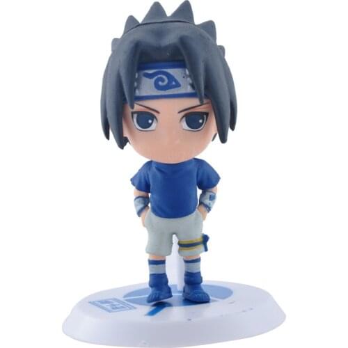 Figure Q Version Uzumaki NARUTO Kakashi Itachi Buy One Get One Anime Toys 7CM PVC Modle Birthday Gift Doll Free Shipping Figma