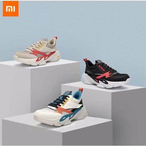 2020 Xiaomi Mijia Yearcon Fly Knits Sneakers Running Shoes Non-slip Wear Resistant Breathable PU Sports Shoes For Smart Outdoor