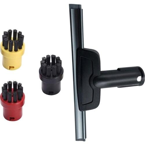 Window Nozzle Round Brush For Karcher SC1 SC2 SC3 SC4 SC5 For Steam Cleaner 2.863-025.0 Glass Windows Mirrors Moisture Nozzles