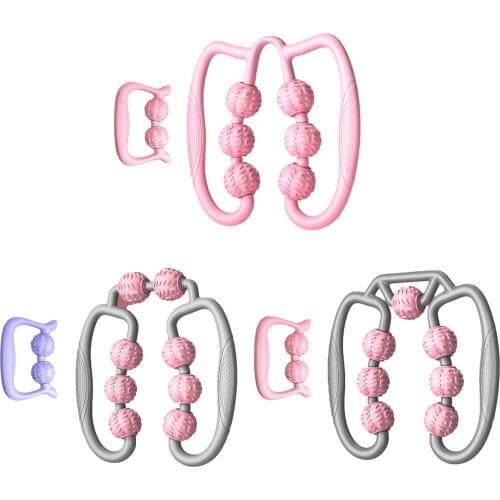 Leg Muscle Massager Wheel U Shape Foam Roller Ring Clip Waist Massage Relaxation Body Shaping Gym Yoga Pilates Fitness Equipment