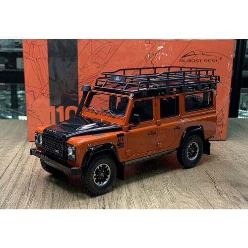 1/18 Almost Real Land Rover Defender 110 Adventure Edition 2015 Alloy Casting Car Model Collection Gift Childrens Toy