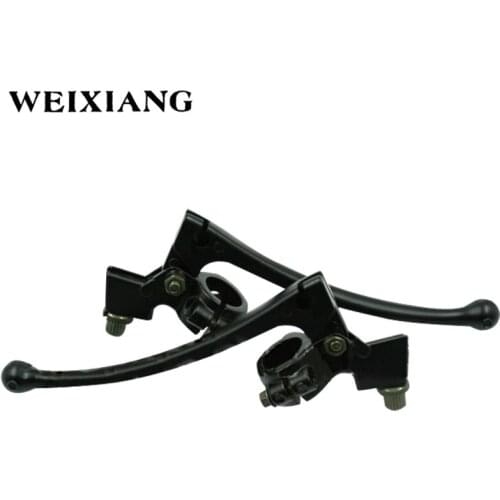 Motorcycle Left Right Brake Clutch Lever Perch Black For Honda CR100 CR250 XR250 Dirt Pit Bike Motorcorss Motorbike