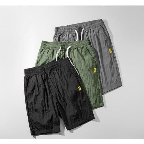 Mens Summer Casual Breathable Work Pants Pockets Beach Solid Color Sport Shorts Mens Short Jogger Shorts Pant with Pocket