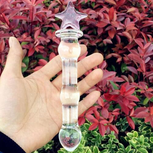 New Crylinder Pyrex Glass Dildo Penis Crystal Anal Plug Sex Toys Anal Masturbation Female Masturbator Sex Product for Men Women