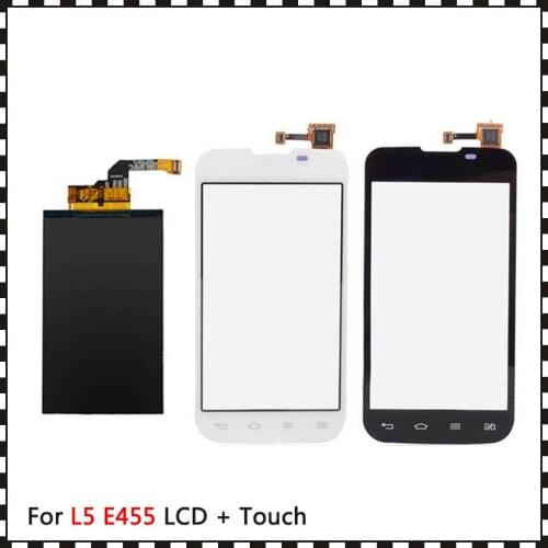 New High Quality 4.0'' For LG L5 II Dual E455 Lcd Display With Touch Screen Digitizer Sensor